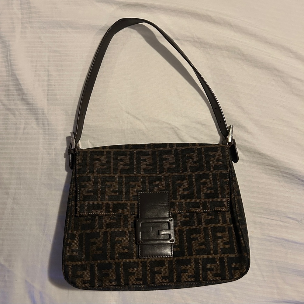 Fendi Black and Brown Monogram Bag
